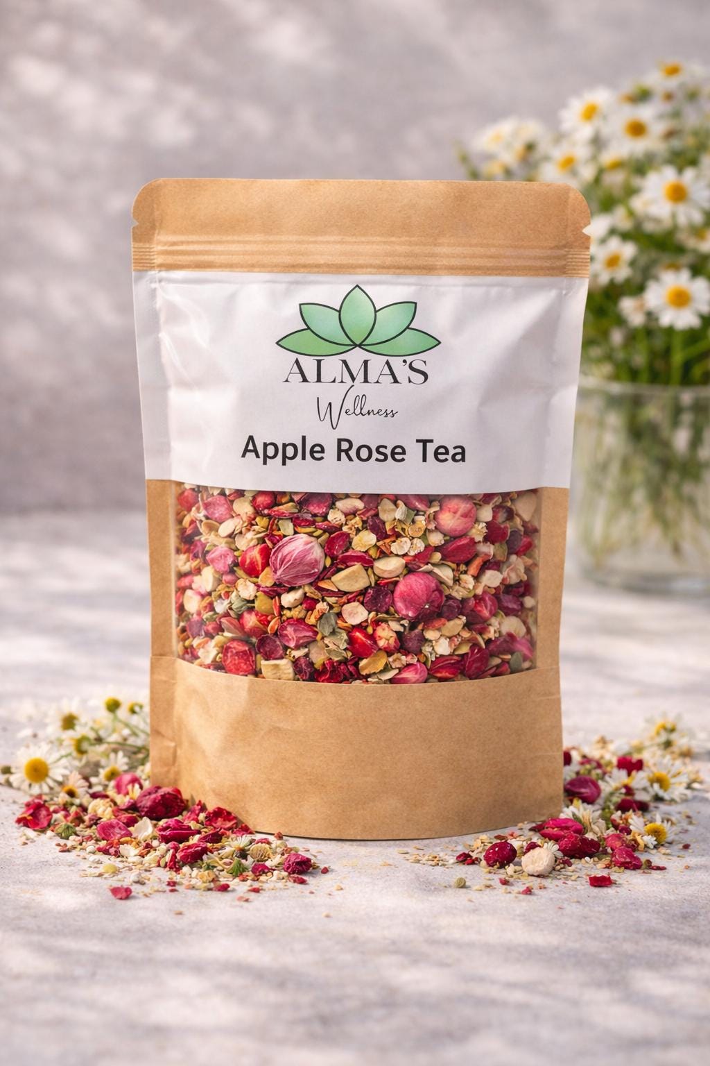 Apple Rose Tea- Loose leaf tea