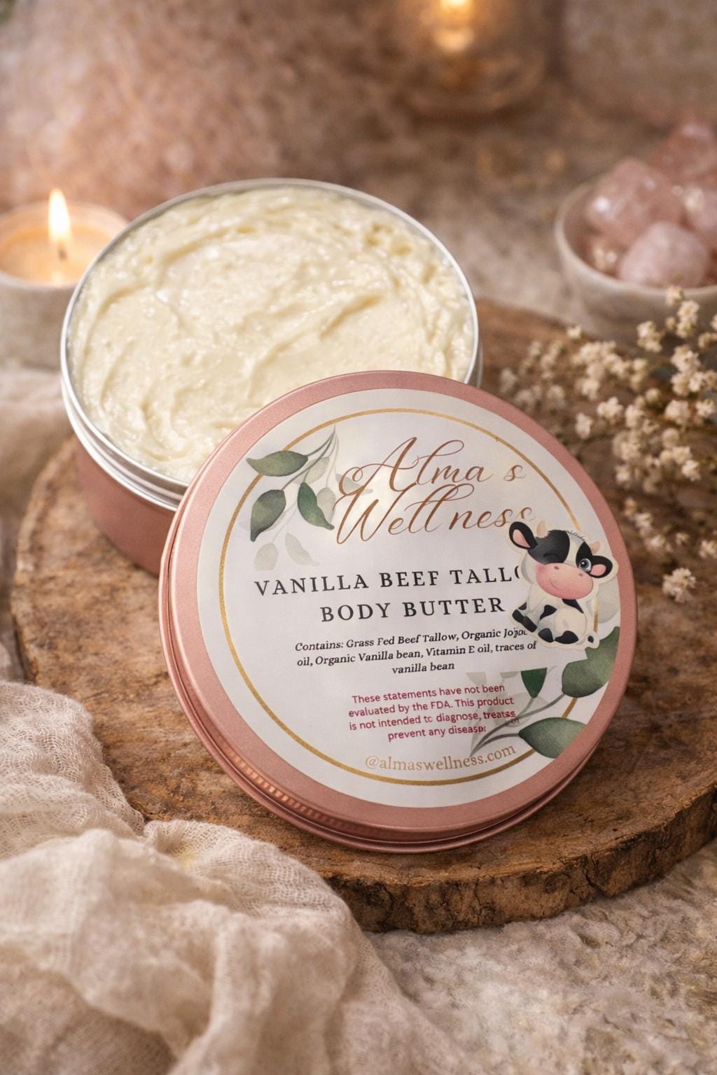 Vanilla Beef Tallow Body Butter
